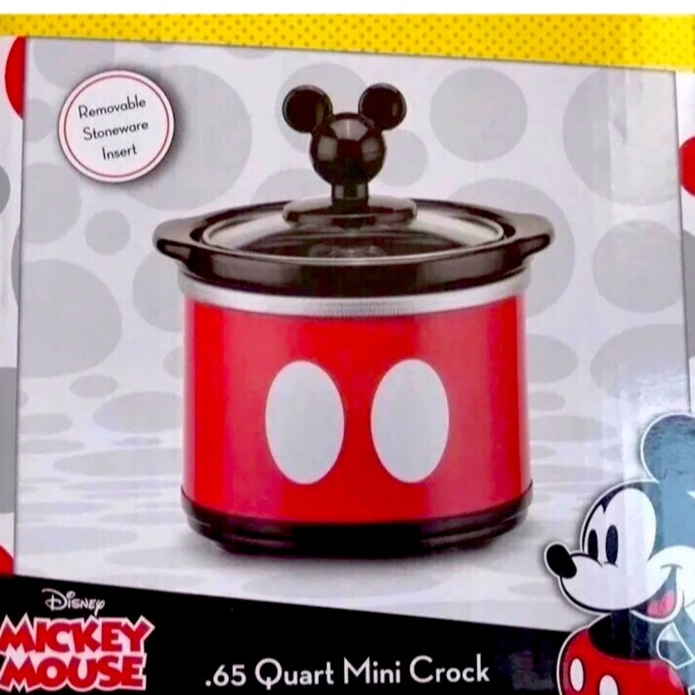 Disney Mickey Mouse .65 Quart Mini Crock Pot